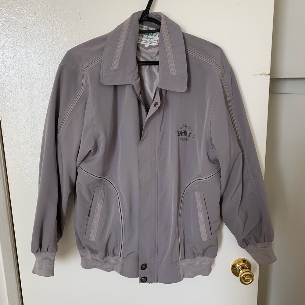 HOL Gray Men’s Bomber Jacket Size M